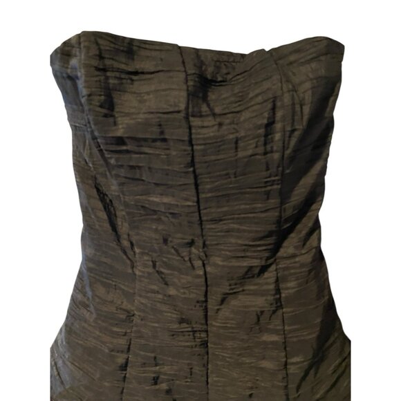 VINTAGE JESSICA McCLINTOCK BLACK TEIRED MINI PARTY DRESS SZ 6 GOTH FAIRY PROM - Picture 2 of 6